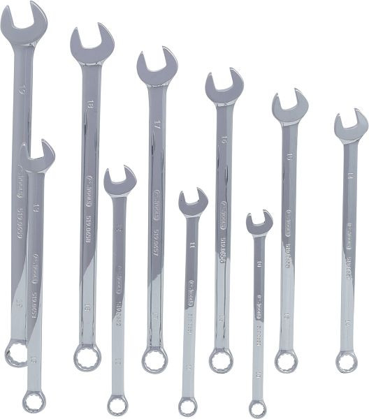 KS Tools CHROMEplus ringsteeksleutelset, XL, 10-delig, 519.0660