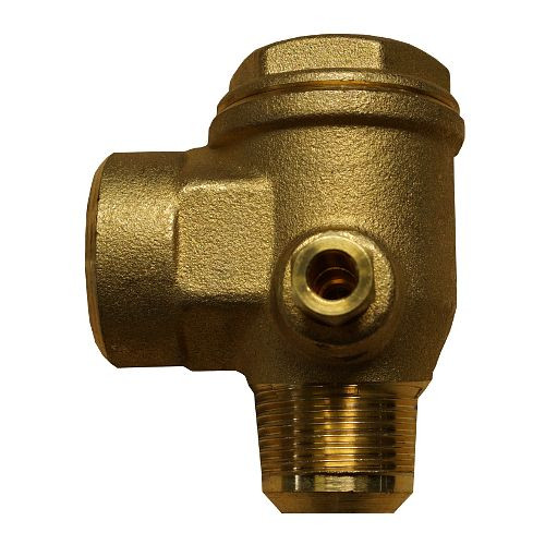 AEROTEC terugslagklep 3/4 inch IG - 3/4 inch AG conus - met ontlastaansluiting, 9048013