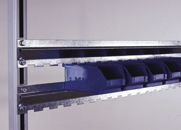 KLW ophangrail, verzinkt, voor opbergboxen 1990 mm lang, ABC-WRAUZ-2000