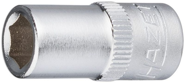 Hazet dopsleutelinzet, zeskant, hol vierkant 6,3 mm (1/4 inch), 7 mm, gekarteld, 850-7