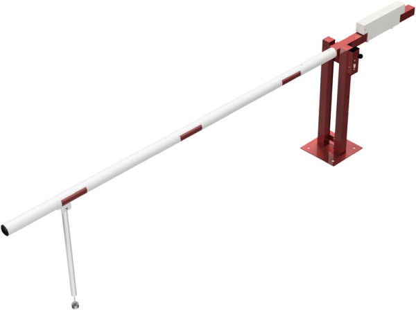 Schake slagboom met contragewicht en pendelsteun, dagbreedte: 3000 mm, met profielcilinderslot, 411_31ZPB