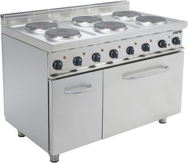 Saro elektrisch fornuis met elektrische oven model E7/CUET6LE, 423-1085