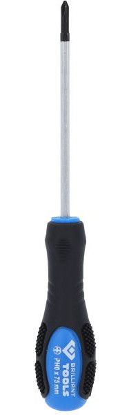 Brilliant Tools kruiskopschroevendraaier met slagkap, PH0, BT034807