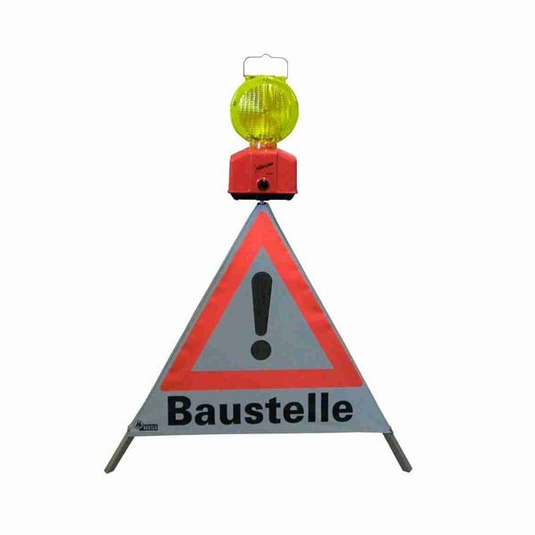 NESTLE accessoires werkveiligheidswaarschuwingslamp "starLED", sleutel + adapter, montage op waarschuwingspiramide, 19902000
