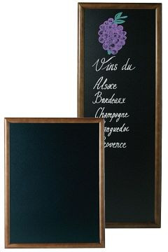 Contacto schrijfbord, 60x80cm, noten, 7684/080