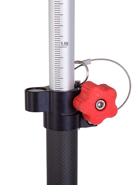 NESTLE Roboticstab 260 carbon buitenbuis / aluminium telescoopstang, wM 14cm / neutraal, 14032000