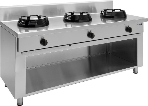 Saro wokgasfornuis met open onderstel model model CC/03, 423-2050
