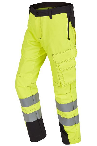 ROFA broek 2427 deels tweelaags, maat 24, kleur 353-lichtgevend geel-antraciet, 2652427-353-24