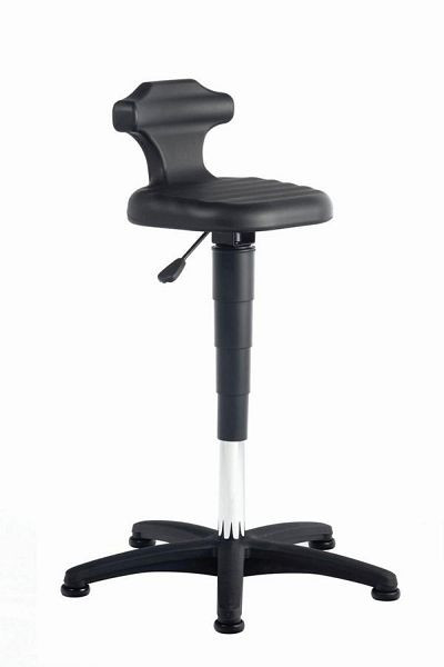 KLW stahulp, zit-sta stoel met glijders, geïntegreerde rugleuning, zithoogte 510 - 780 mm, 10 / 9409-2000