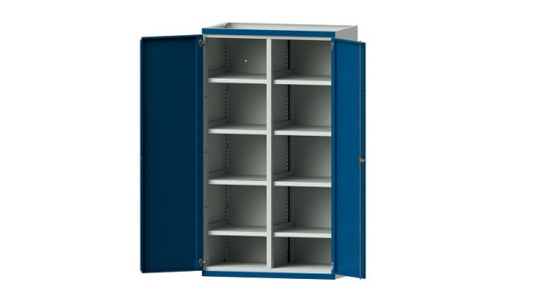 ANKE werkbanken, zware kast, model 201, 1085 x 630 x 1950 mm, RAL 7035/5010, 620.061
