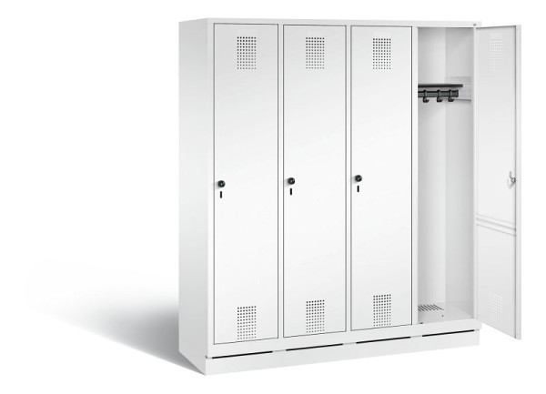 C+P Evolo locker, H1800xB1590xD500mm, kleur: verkeerswit, 48020-42 S10564