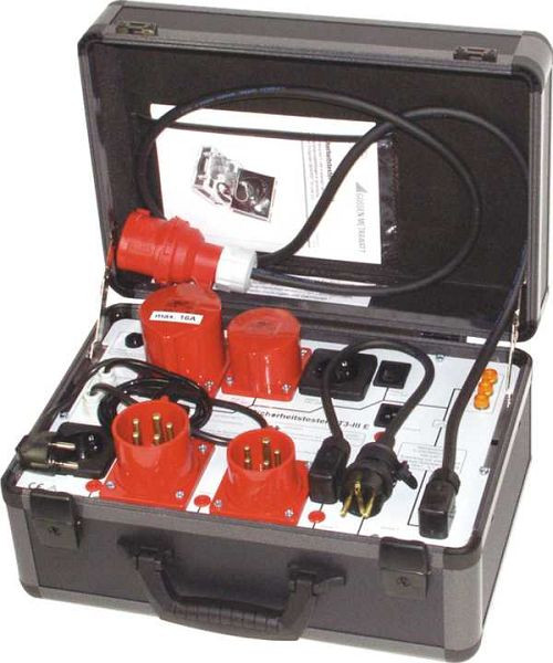 Gossen Metrawatt-adapter voor actief en passief testen van driefasige apparaten, AT3-III E (CEE 16/32 DI-adapter), Z745S