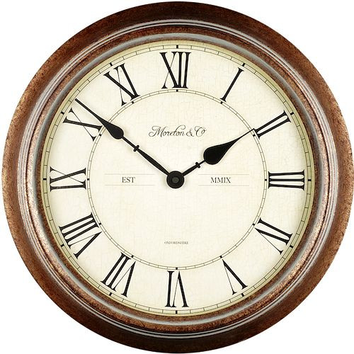 Technoline quartz wandklok, metaal, geschikt voor buiten, afmetingen: Ø 36 cm, WT 7006