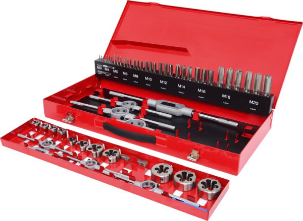 KS Tools HSS-draadsnijgereedschapset, 54-delig, 331.0654