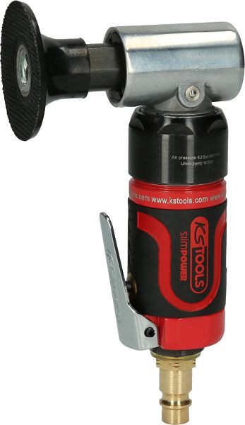 KS Tools SlimPOWER mini-luchtslijpmachine voor grote pads, 19000 tpm, 515.5580