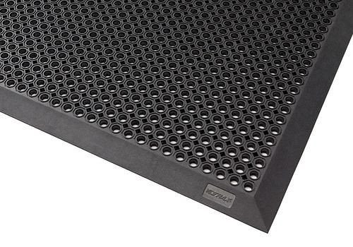 DENIOS entreemat OB 7.9 voor buiten, natuurlijk rubber, zwart, 70 x 90 cm, 247-770