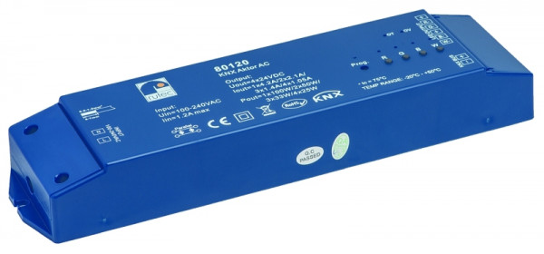 rutec Projekt KNX actuator AC 100 - 240V 100W voor 24V KNX actuator 4 kanalen 4 adres, PHZ120