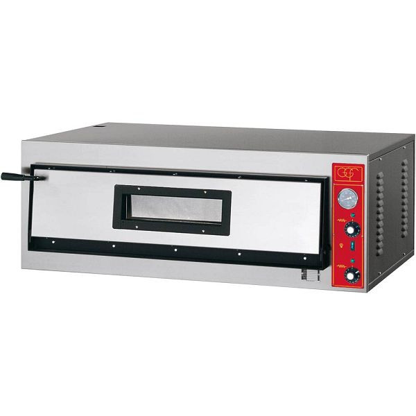 Stalgast pizzaoven met één kamer, 6,4 kW, 1150 x 735 x 420 mm (BxDxH), PP0411630
