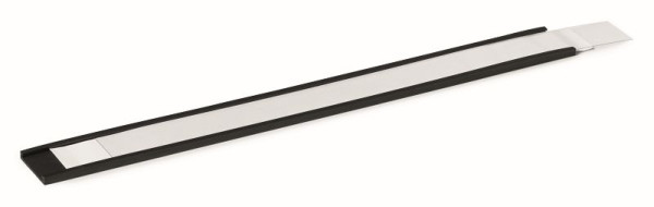 DURABLE Magnetische C-profielen inclusief labels en transparante strips, 200 x 20 mm (B x H), antraciet, VE 50, 171358