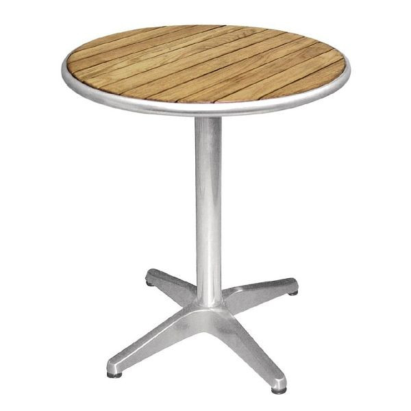 Bolero ronde tafel essenhout 1 poot 60cm, U428