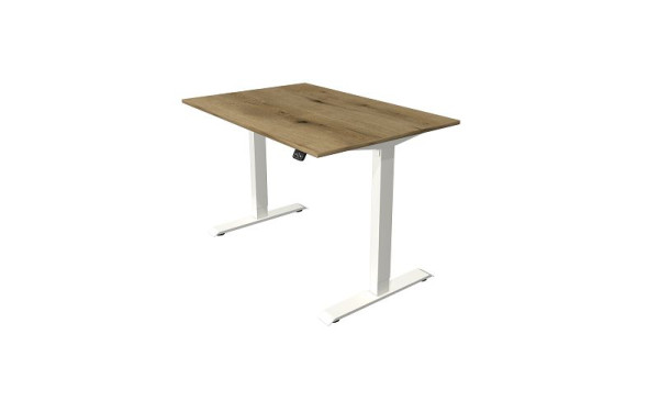 Kerkmann zit-/statafel B 1200 x D 800 mm, elektrisch in hoogte verstelbaar van 720-1200 mm, eiken, 10359455