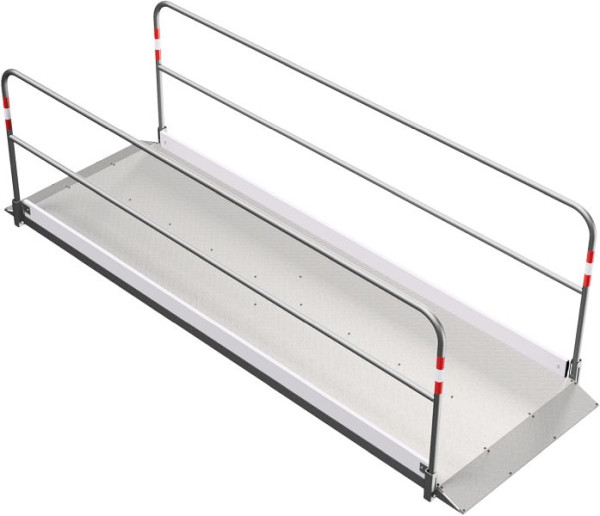 Schake sleufbruggen van aluminium met stalen voetplaat, breedte: 1,00 m, lengte: 3,20 m, 20273
