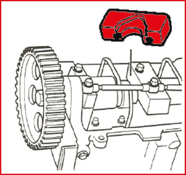 KS Tools motordistributiegereedschapset voor Fiat, 4-delig Brava, Bravo, 400.0525