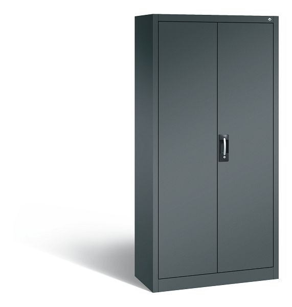 C+P archief-/garderobekast Acurado, H1950xB930xD400mm, kleur: antracietgrijs, verzonken handgreep, 8920-312 S10199