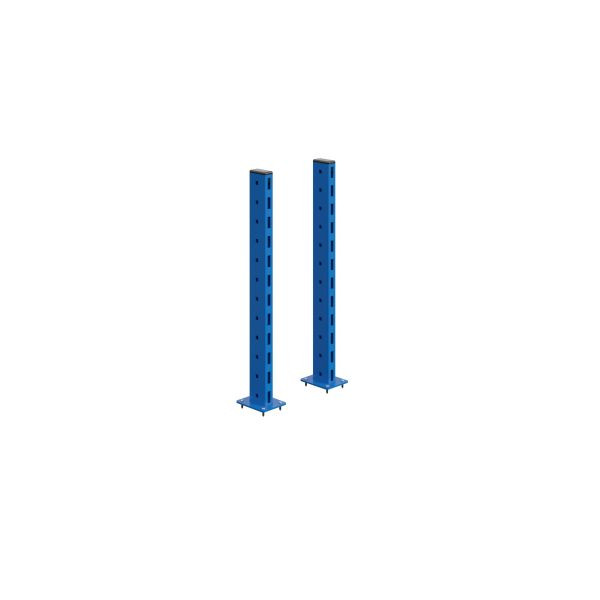SOFAME 2 steunkolommen H600 mm zonder dwarsbalk, hemelsblauw RAL 5015, W010080115BI