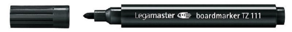 Legamaster TZ111 boardmarker mini zwart, VE: 10 stuks, 7-111101