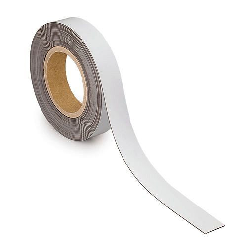 MAUL magnetische markeringstape, 10 mx 30 mm x 1 mm, wit, 307931