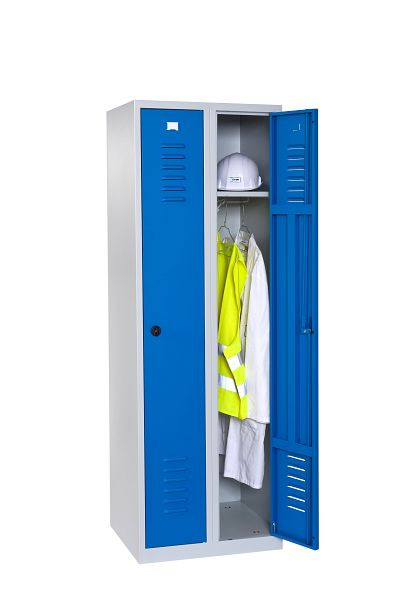 SOFAME commodekast voor schone industriële omgevingen, 2 vakken B600 x D 500 x H 1800 mm, W030130002GCBI