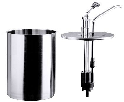 Contacto Dispenser, rund 4 l, mit Behälter, ohne Griffe, 3051/004