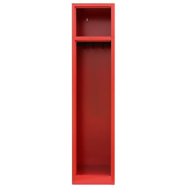 Lüllmann XL brandweerkast, 1 compartiment, 1800 x 415 x 500 mm, vuurrood, 515810