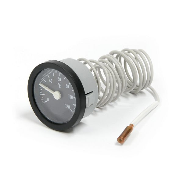 Solarbayer afstandsthermometer rond 52mm met capillaire kabel 3m, 130030110