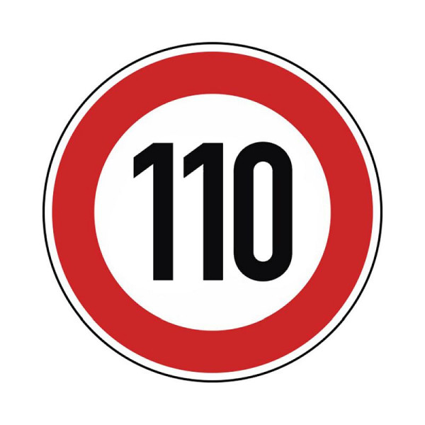 Stein HGS HGS Toegestane maximumsnelheid ... km/h (optioneel) Nr. 274, 420 mm / RA2 / Alform, 110 km/h, 274-122-110