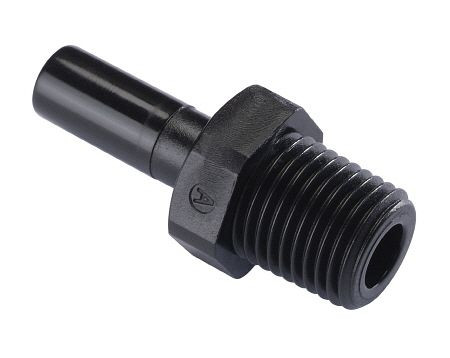 timmer B-GESk-4-1/4-KU-H2O, Rechte inschroefplug, conisch, van kunststof, voor water, VE: 10 stuks, 03080266