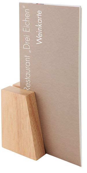 APS-kaarthouder, 8,5 x 6 cm, hoogte: 4,5 / 8,5 cm, hout, verticaal en horizontaal te gebruiken, VE 2 stuks, 00023
