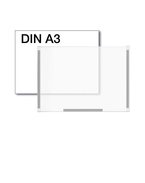 Kerkmann posterhoes DIN A3, B 297 x D 3 x H 420 mm, transparant, 44694300