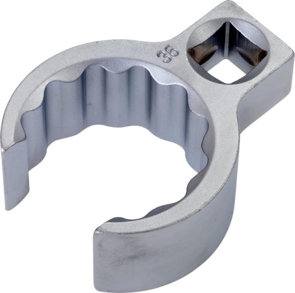 Hazet ringsleutel, dubbel zeskant, open, hol vierkant 12,5 mm, buiten dubbel zeskant profiel, 36 mm, binnen vierkant 12,5 = 1/2", 848Z-36