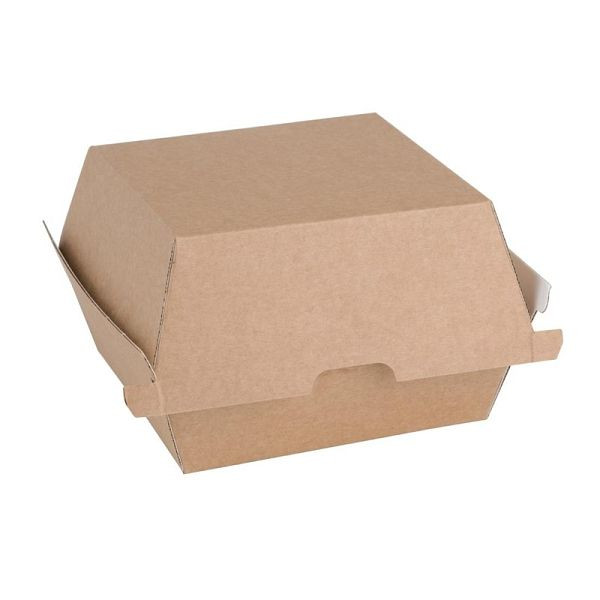 Fiesta Composteerbaar Composteerbaar Hamburgerdoosje Kraft Small (200 stuks), FB664