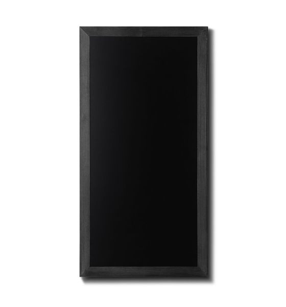 Showdown Displays krijtbord hout, platte lijst, zwart, 56x100, CHBBL56x100