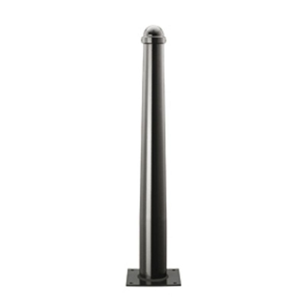 Stone HGS-stijl paal van staal, Ø 102/75mm, conische buis, afneembaar, driehoekige cilinder/onderschot/grondmof, 13380