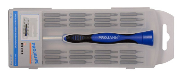 Projahn precisie bit schroevendraaier set 31 delig, 4714