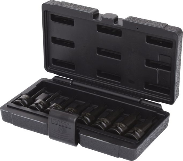 KS Tools 1/2" Torx slagdoppenset, 8-delig, T30-T80, lang, 911.0901
