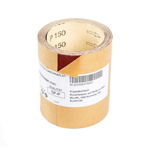 Holzmann schuurpapier op rol van 5m K150, SLWK150