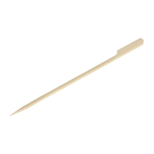Fiesta Green bamboe spiesen peddelvorm 18cm, VE: 100 stuks, DK395