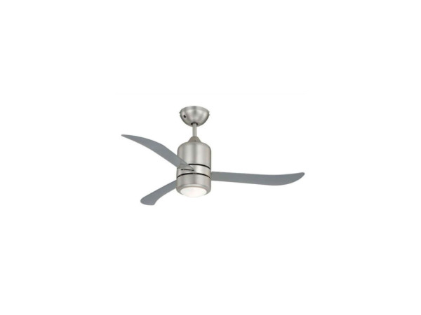 AireRyder Deckenventilator Loft Nickel / Transparent 112 cm mit Beleuchtung und Fernbedienung, FN51133