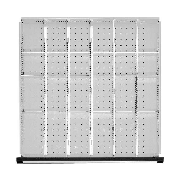 ANKE ladescheidingsset; voor lade 600 x 600 mm (BxD); 1/6 divisie