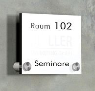 Kerkmann deurbord/tafelbord DIN A6, B 105 x H 148 mm, transparant, 43695084